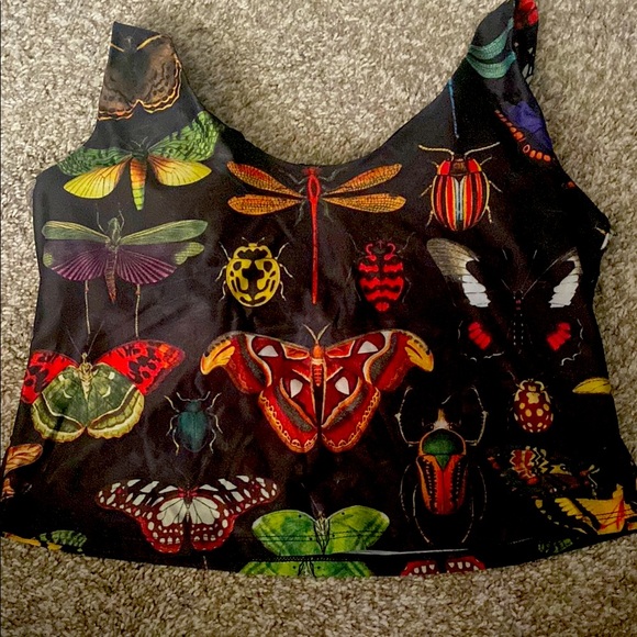 Colorful Insect Print Tank Top - Picture 1 of 2